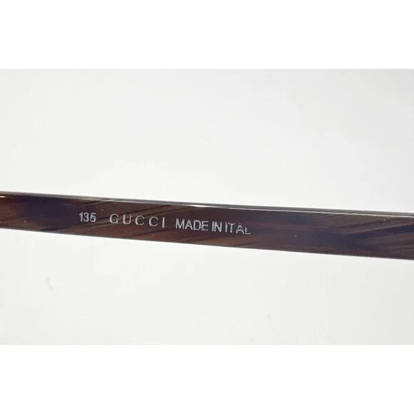 Gucci 1721 3IJ1 Women's Eyeglasses Metal Frames Made in Italy - Picture 6 of 7